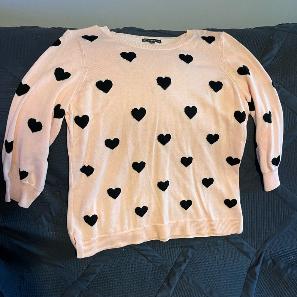 NWOT ADRIANNA PAPELL LIGHT WEIGHT 3/4 SLEEVE SWEATER L